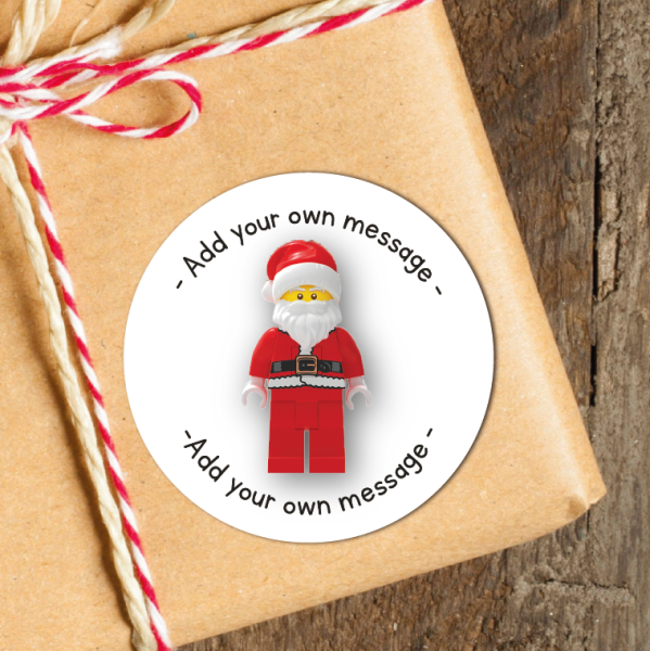 24 Personalised Christmas Stickers SS36